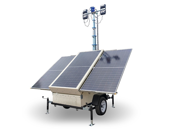 7米拖車式液壓自動(dòng)升降太陽(yáng)能移動(dòng)照明車4TNVE600